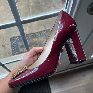 Burgundy leather L.K. Bennett pumps for sale! Hardly worn!!